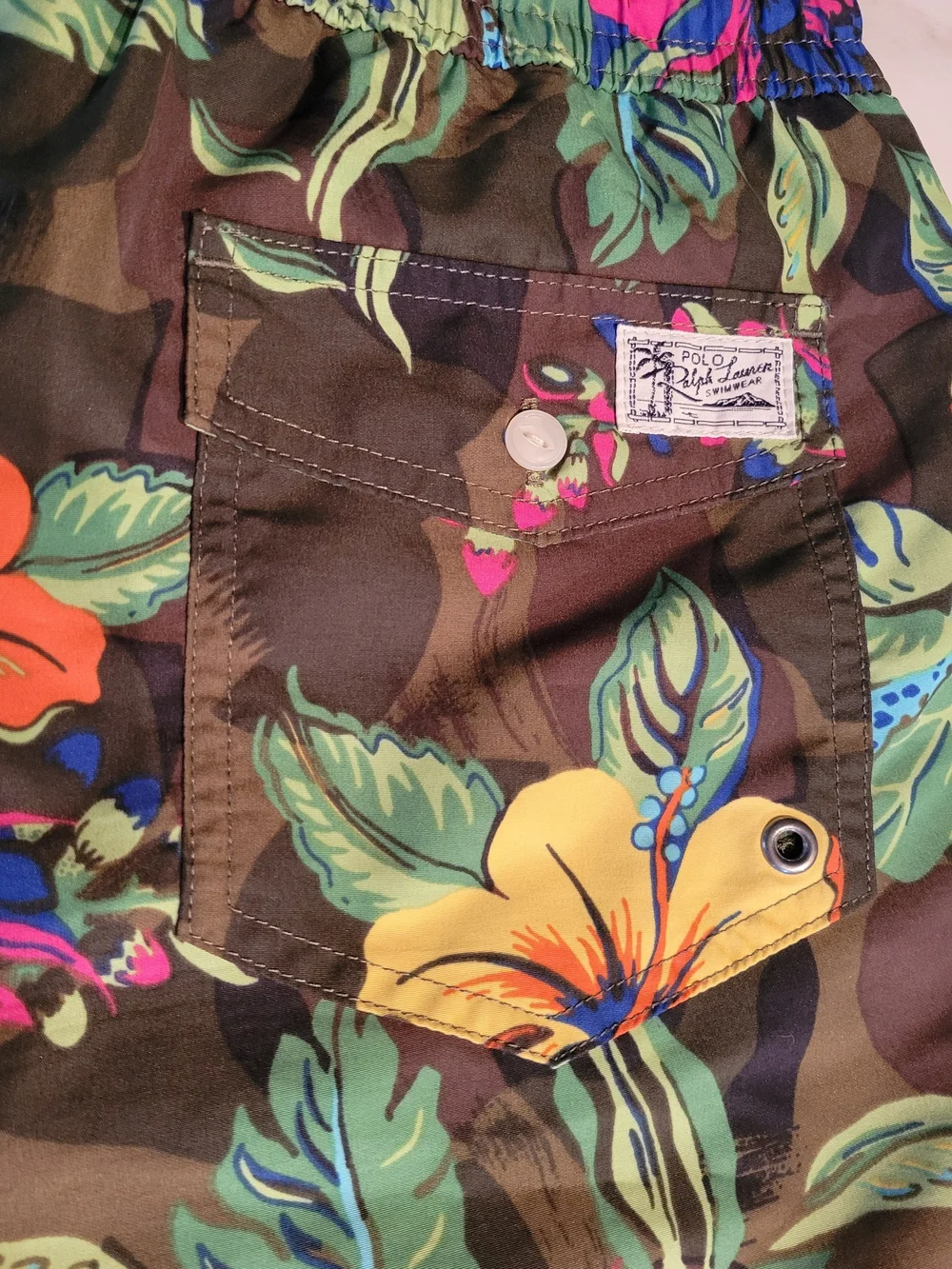 Polo Ralph Lauren Floral Camo Kailua Swim Trunks M